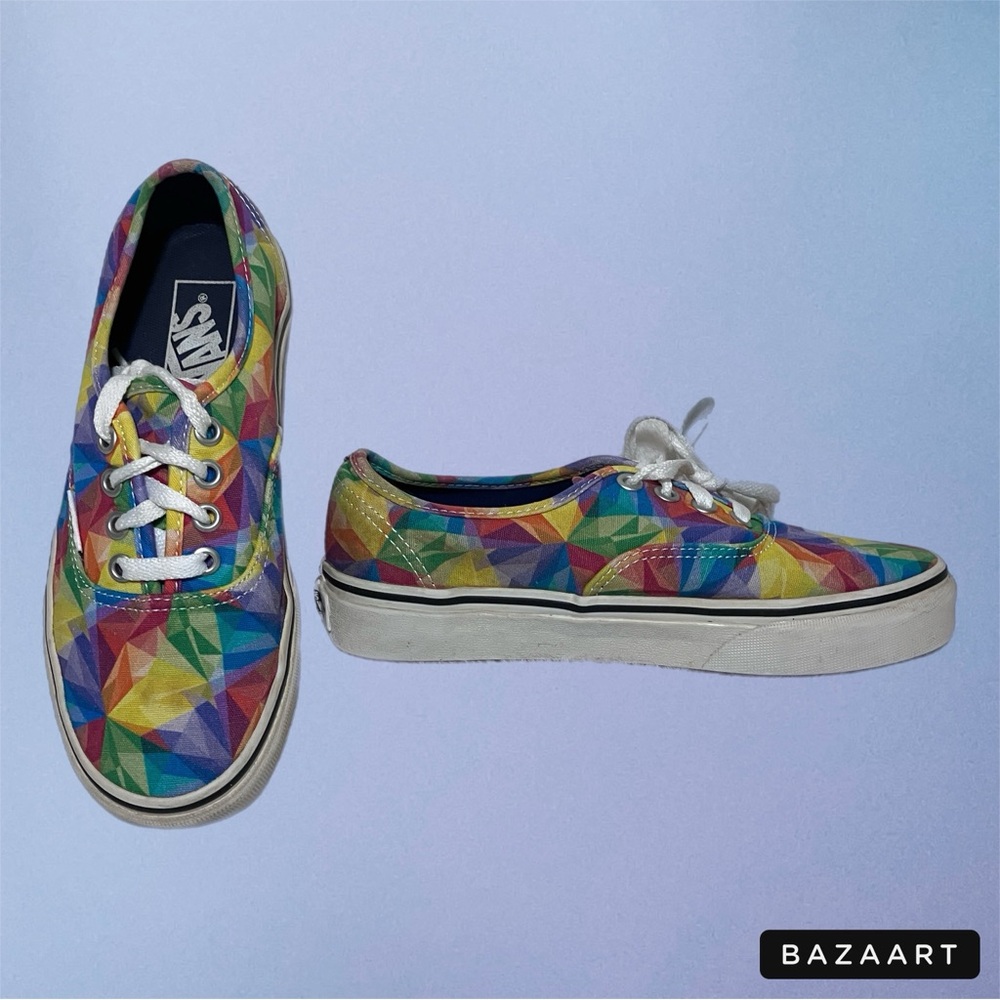 🏖️ Vans Prism Kalideascope Unisex Rainbow Sneakers Skate Shoes
